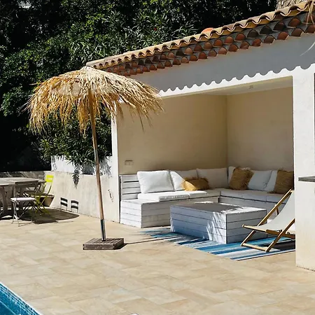 Willa Paradise Vue Golfe De Saint Tropez 8 Couchages *